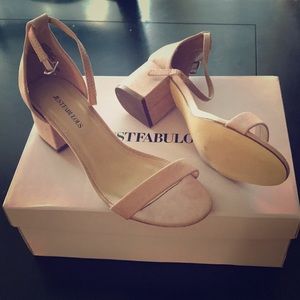 Brand new, low pump, JustFab heels